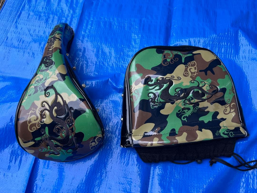 ダンスウィズドラゴン　カモフラキャディバッグ