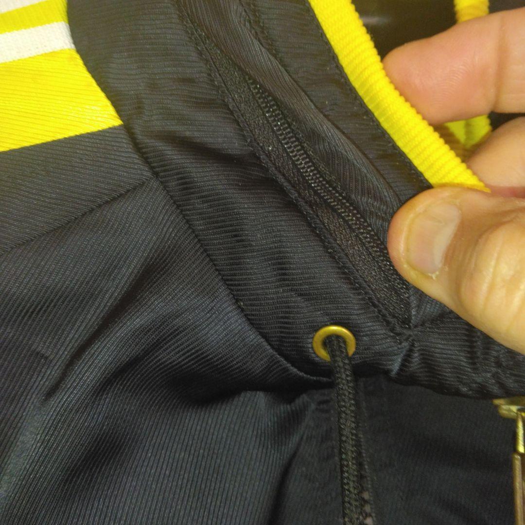 Vintage-adidasウィンドブレーカー 上下セット:2L:黒/黄/白