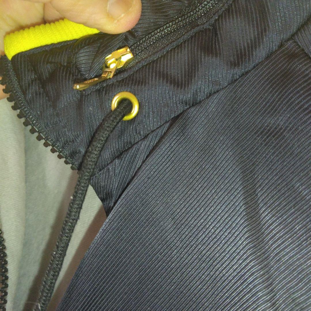 Vintage-adidasウィンドブレーカー 上下セット:2L:黒/黄/白