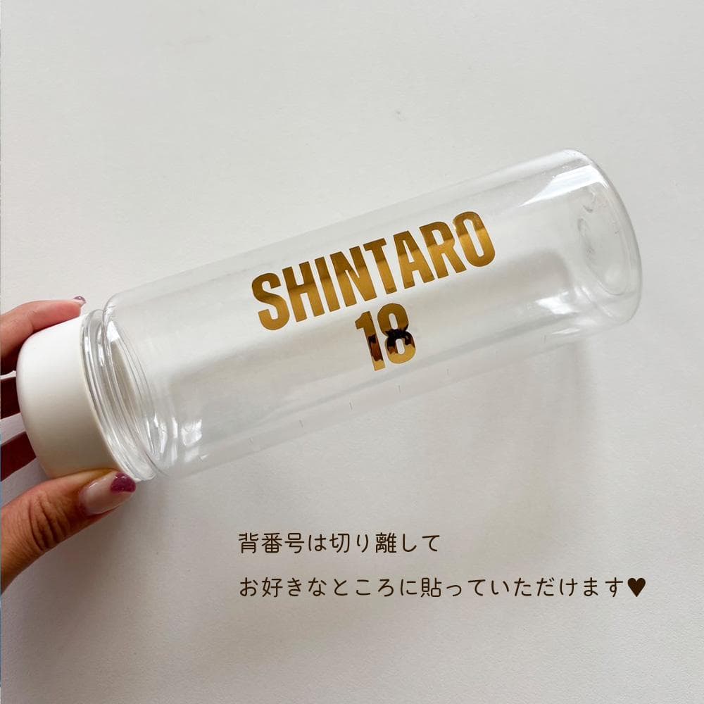 【m_o_a_family専用】お名前 ＆ 背番号ステッカー 6cm 15枚