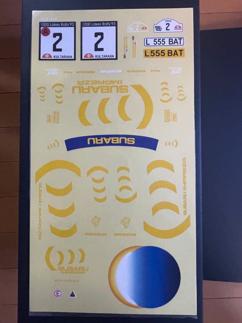 1/10 RC スバルインプレッサ　1000湖ラリー93’ シャーシ組立済キット