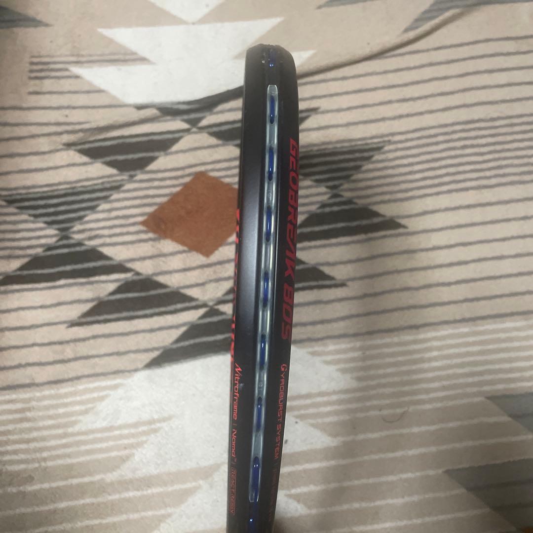 ソフトテニスラケット ジオブレイク80S コスミックレッド