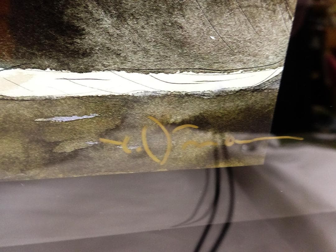 #天野喜孝 #漆セミオーダー #黒衣の剣士 #サイン #アールビバン #証明書付