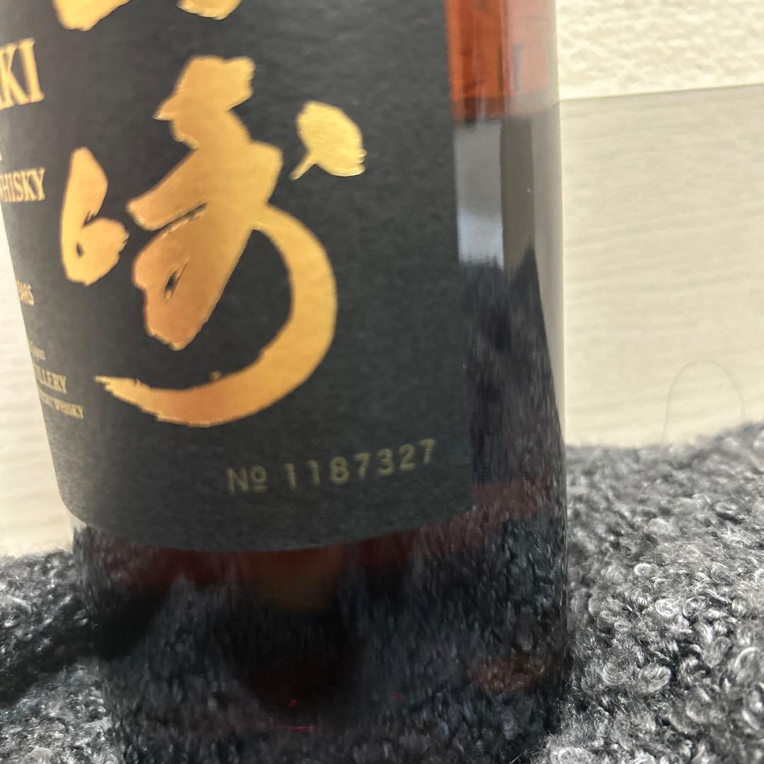 山崎18年ウイスキー（ホログラムシール 付き）箱なし
