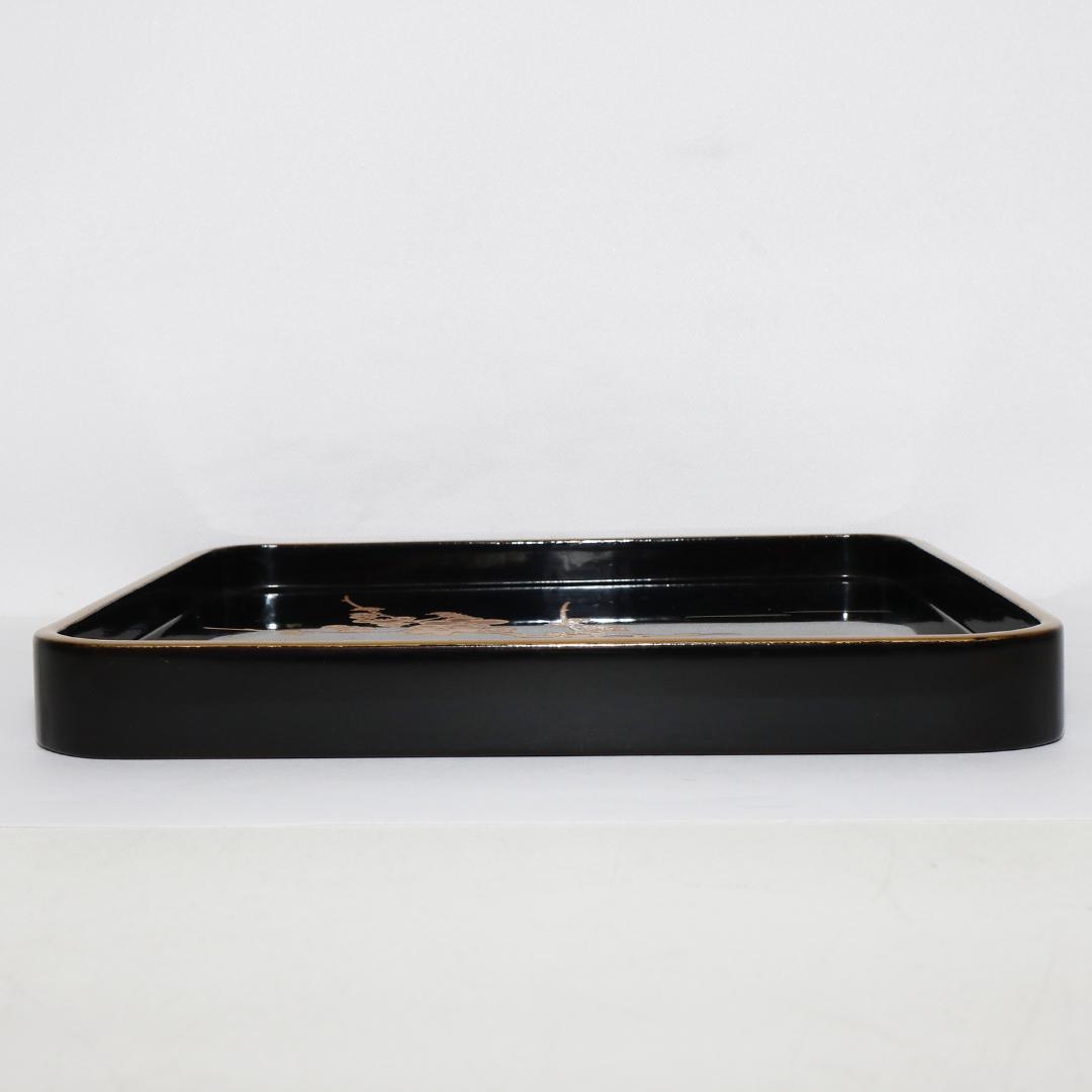 漆 蒔絵 小盆 松竹梅　20客　箱付き　レトロ　16.5cm