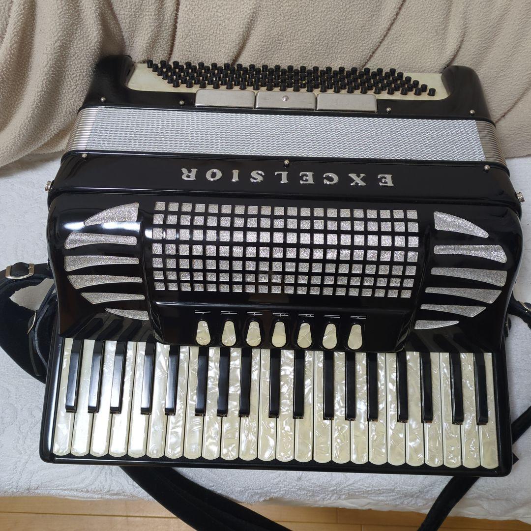 本日22時終了EXCELSIOR308アコーディオンソフトケース付