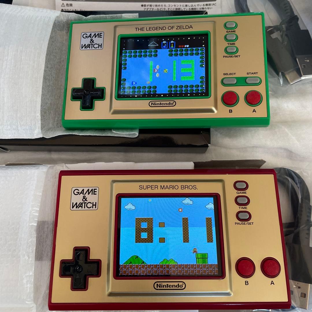 ゲーム&ウォッチ ゼルダ・マリオ セット