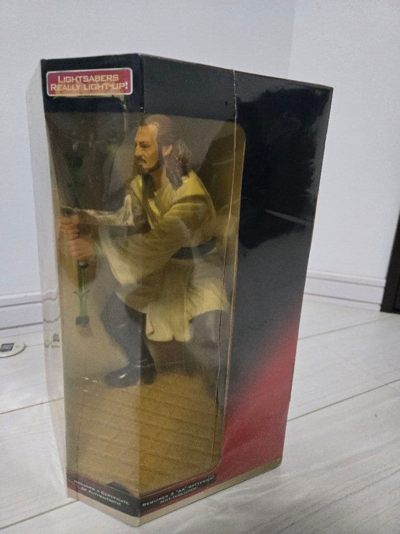 スター・ウォーズ エピソード1 クワイ＝ガン・ジン メガコレクティブル 箱付き