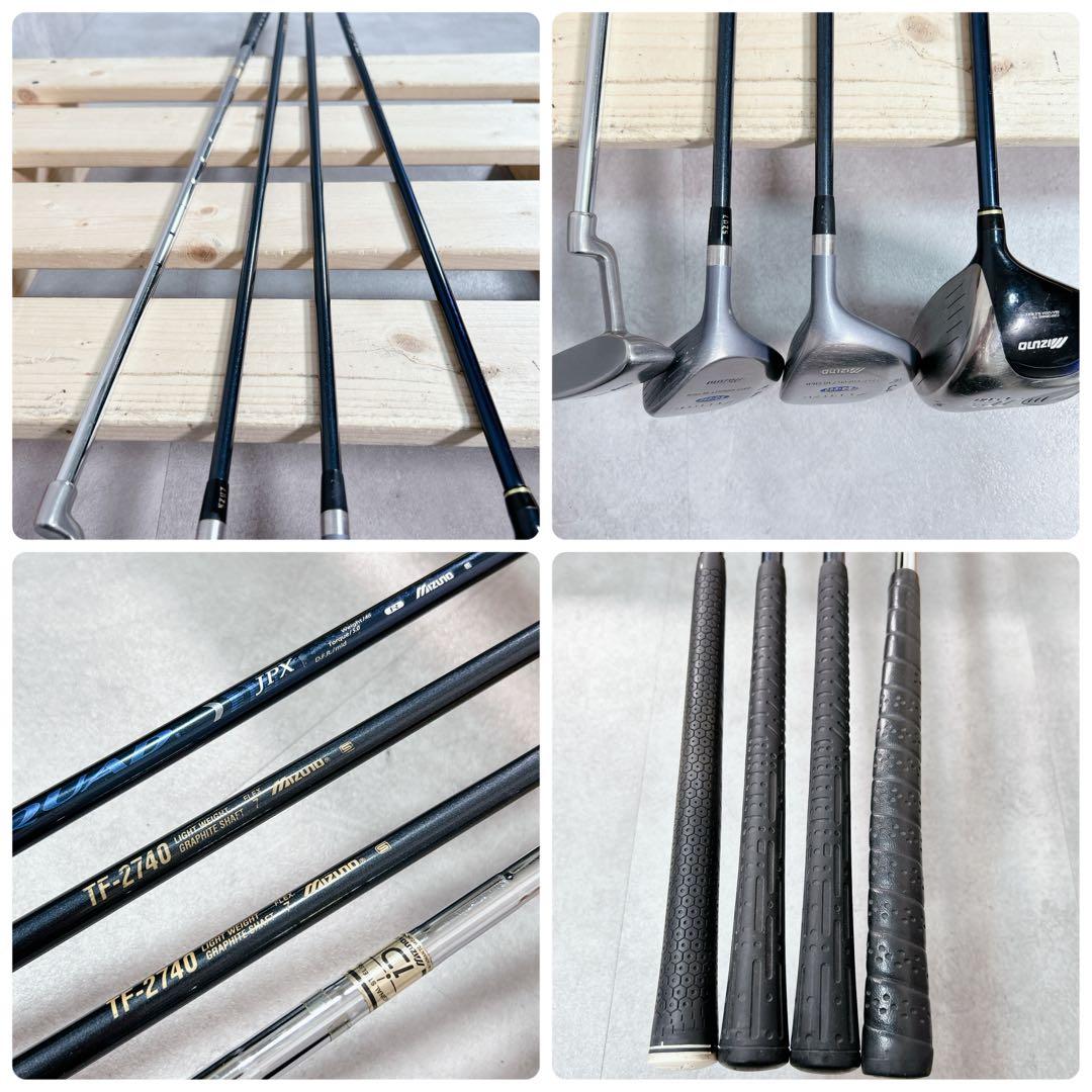 V294 ミズノ JPX ZEPHYR メンズ ゴルフ クラブセット 12点 R