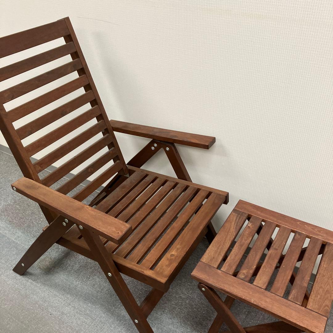 IKEA ÄPPLARÖ 折りたたみ式アウトドアチェアチェア テーブル　セット