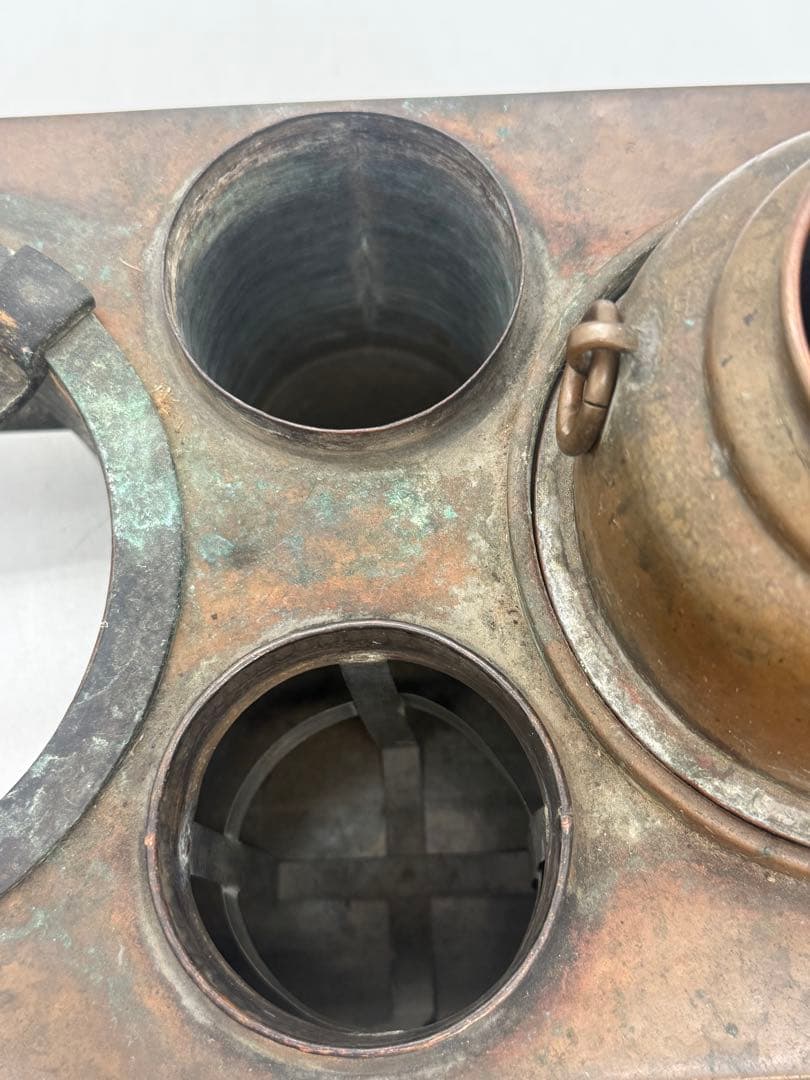 レトロ　銅製　熱燗器　燗銅壷　古道具　アンティーク　送料込み260202