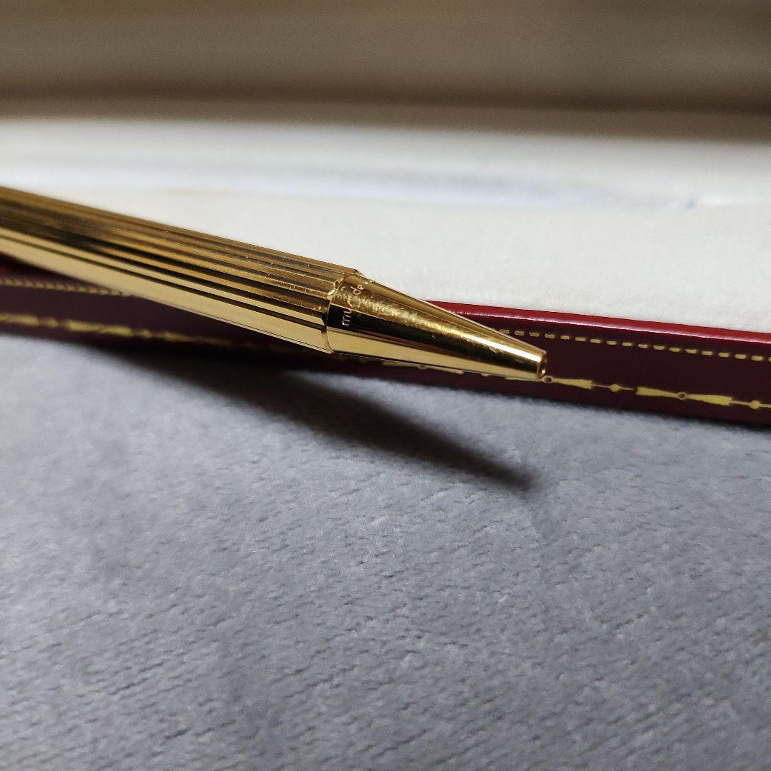 カルティエ　ボールペン　ゴールド