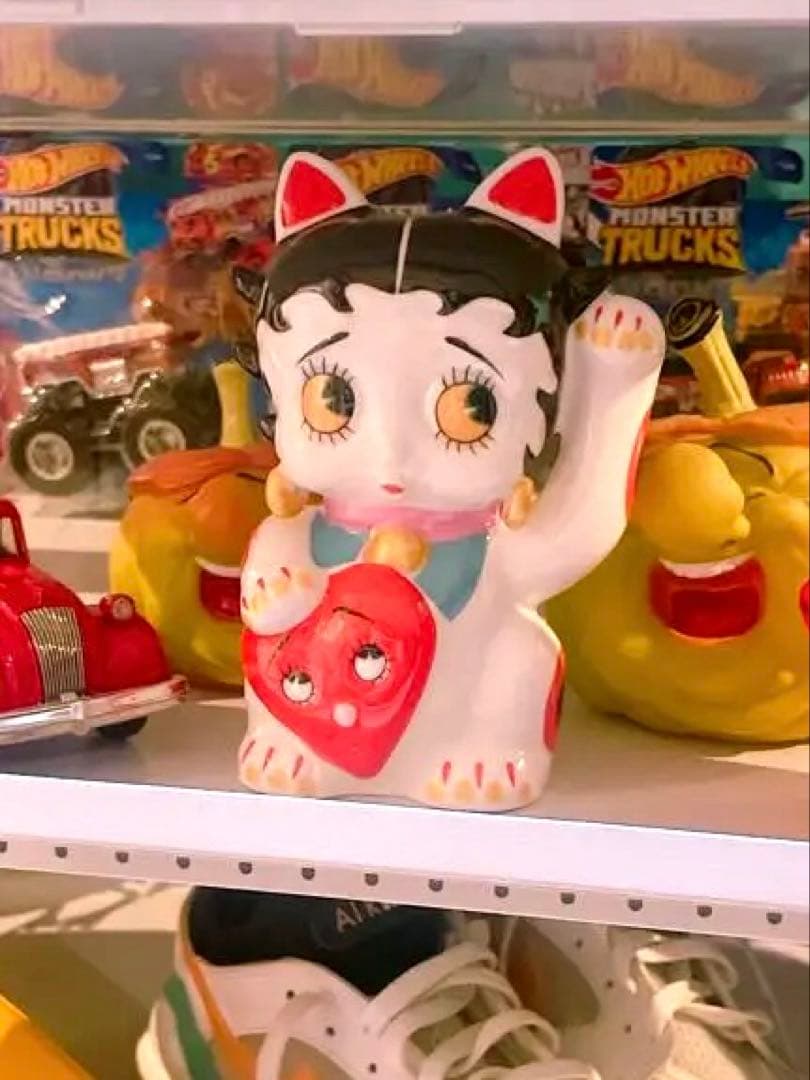 ベティブープ♡陶器　招き猫フィギュア