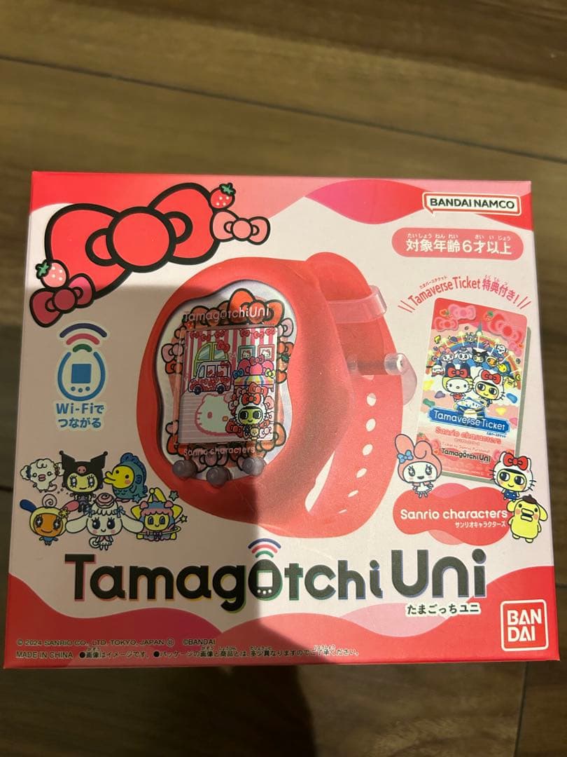 新品未開封Tamagotchi Uniたまごっちユニ赤色 Wi-Fi接続サンリオ