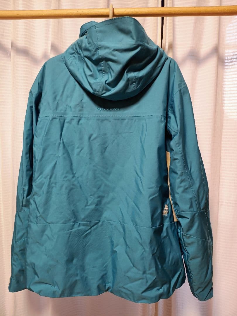 MAMMUTターコイズ フード付きジャケット