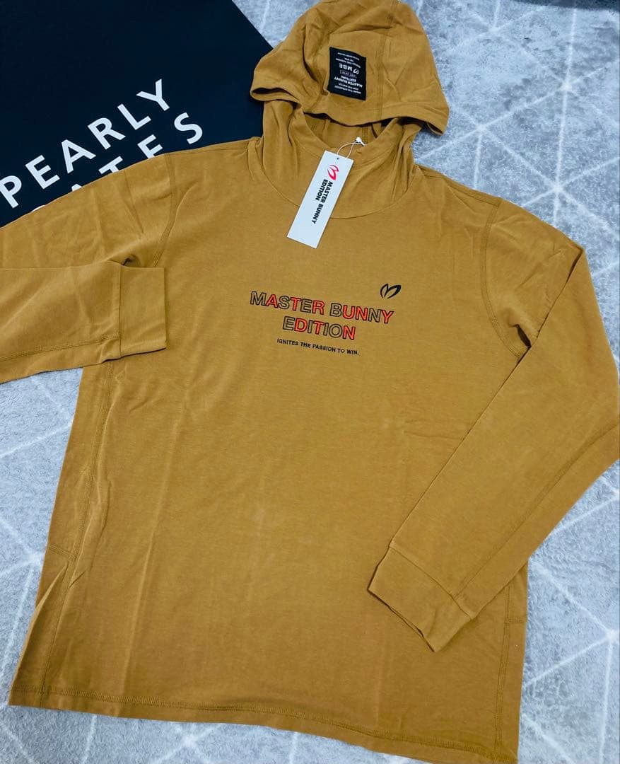 新品 パーリーゲイツ マスターバニー ベアスムース フーディ(6)サイズLL