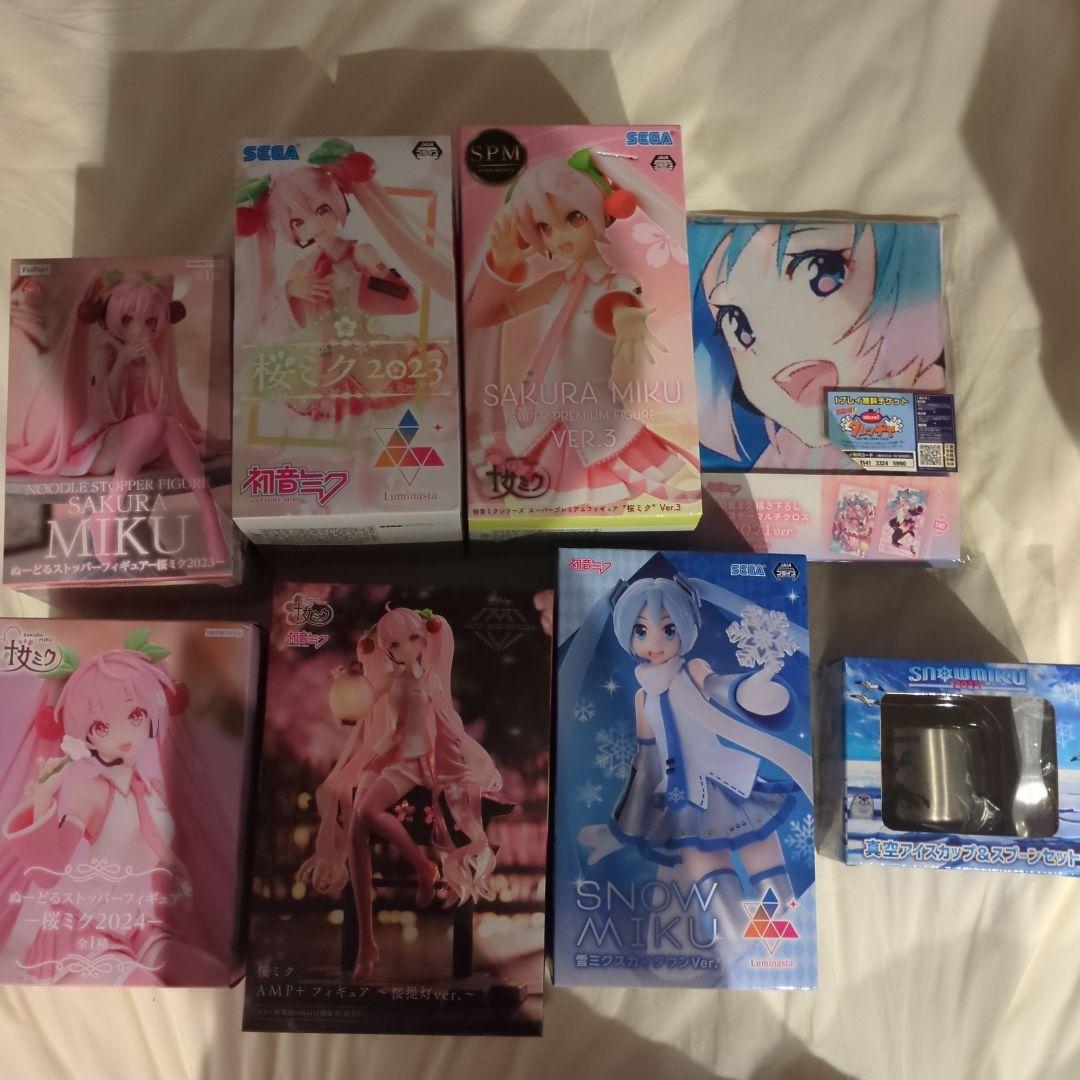 初音ミク　桜ミク　雪ミク　フィギュア　21体