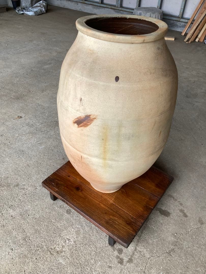大型 茶甕 大甕 水瓶 壷 ツボ 明治時代 美術陶器 埼玉県　直接引取限定　骨董