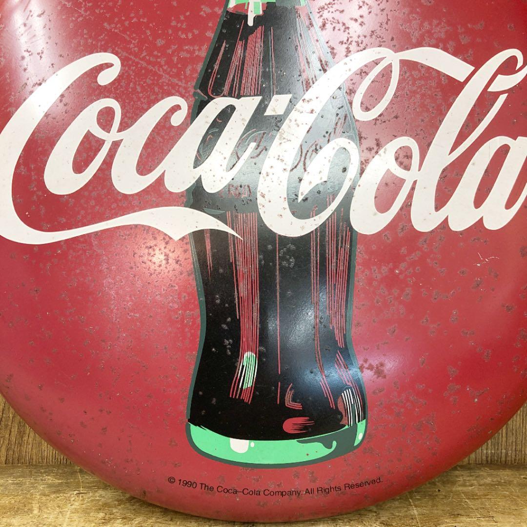 コカコーラ coca-cola 実使用 看板 約30cm 鉄製