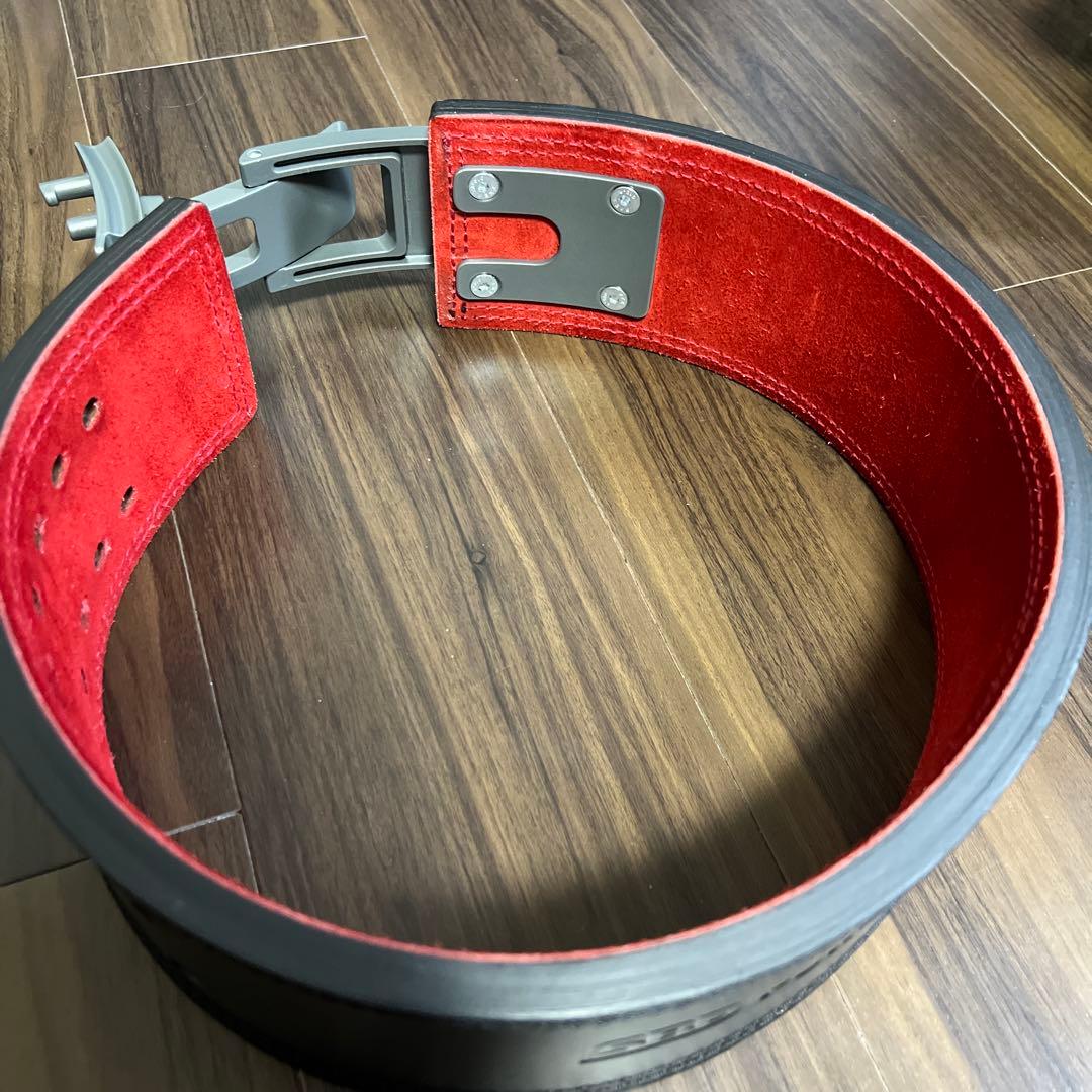 sbd sサイズ　トレーニング・パワーベルト 黒/赤