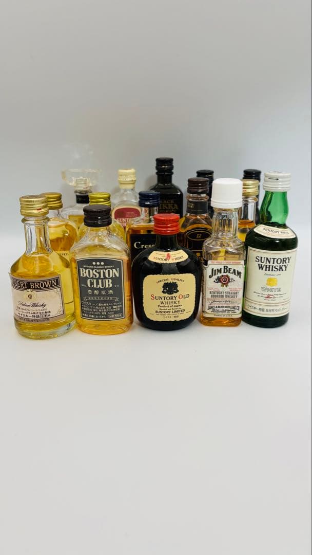 未開栓 ウイスキー サントリー 他 まとめ売り 33本 ミニボトル