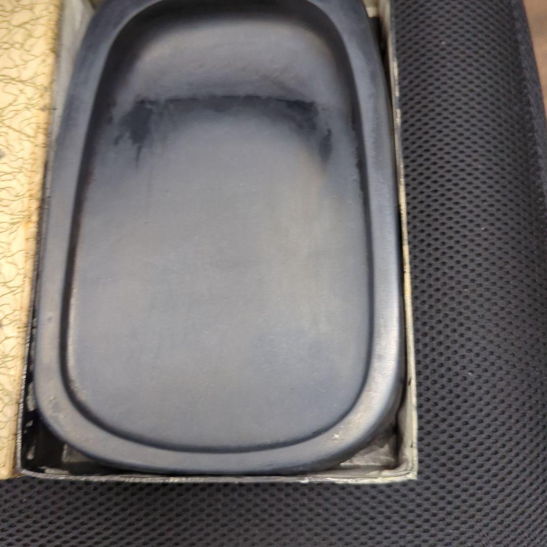 甲州銘石 雨端御硯 鰍沢文明堂製