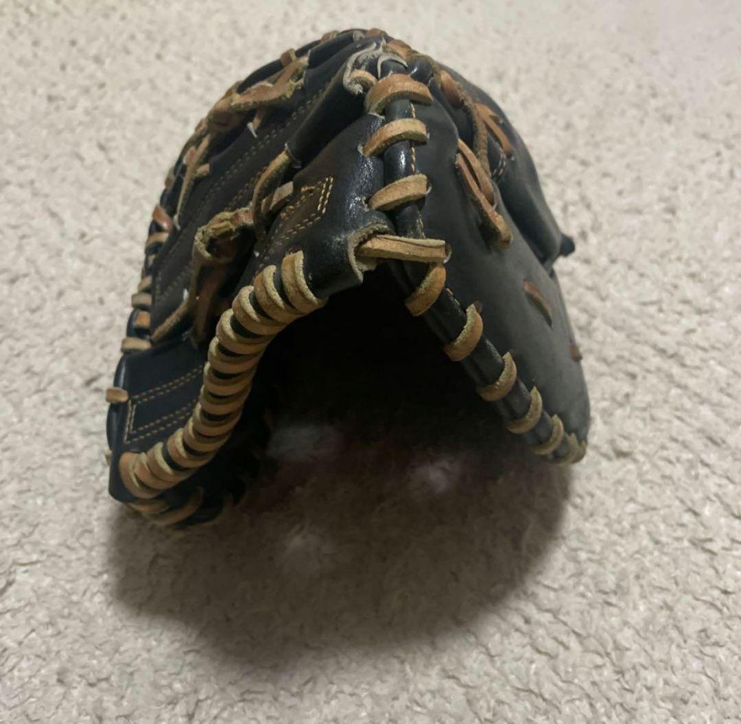 ザナックス 硬式ファーストミット 黒 右投げ　大人用