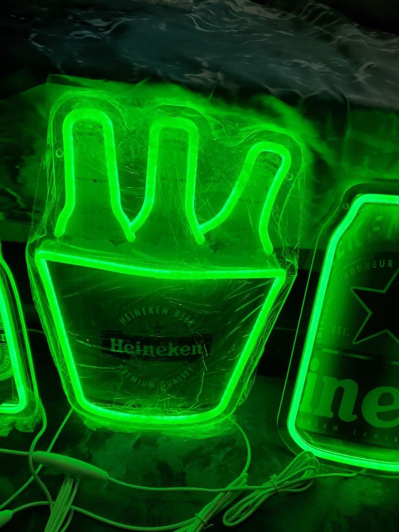 Heineken ネオンライト 3点セット