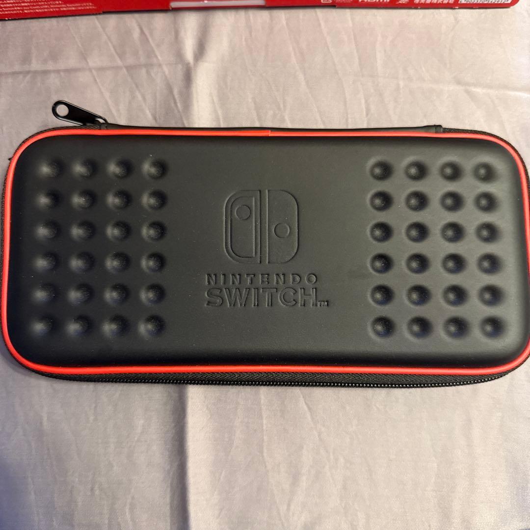 Nintendo Switch 本体 赤/青 ジョイコン付き ケース、SD付