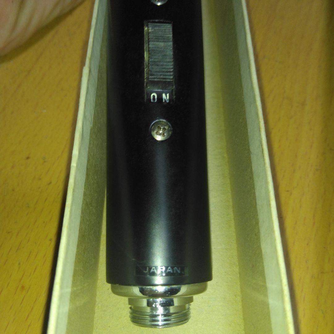 最終値下げ！ 当時物！日本製 コンデンサーマイク ？ブラック！コード欠品！
