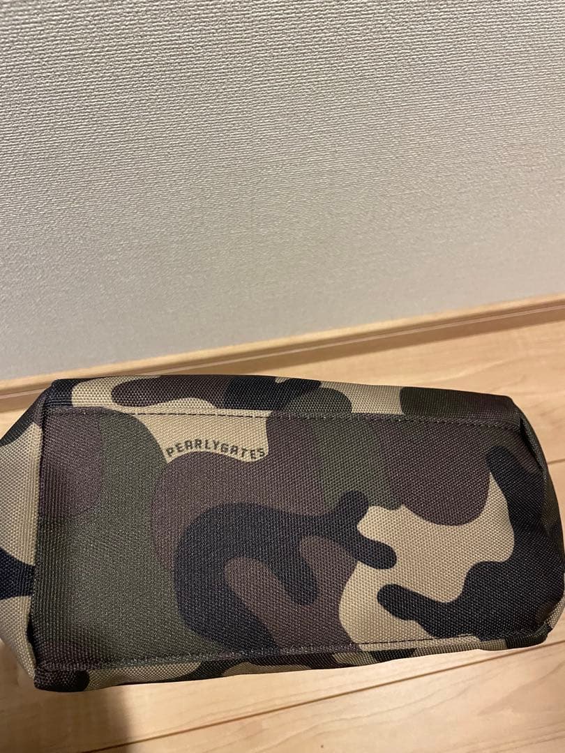 美品　大人気　PEARLY GATES カモフラ　カートバッグ