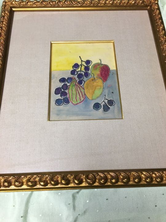 鈴木信太郎　　水彩画　【静物】