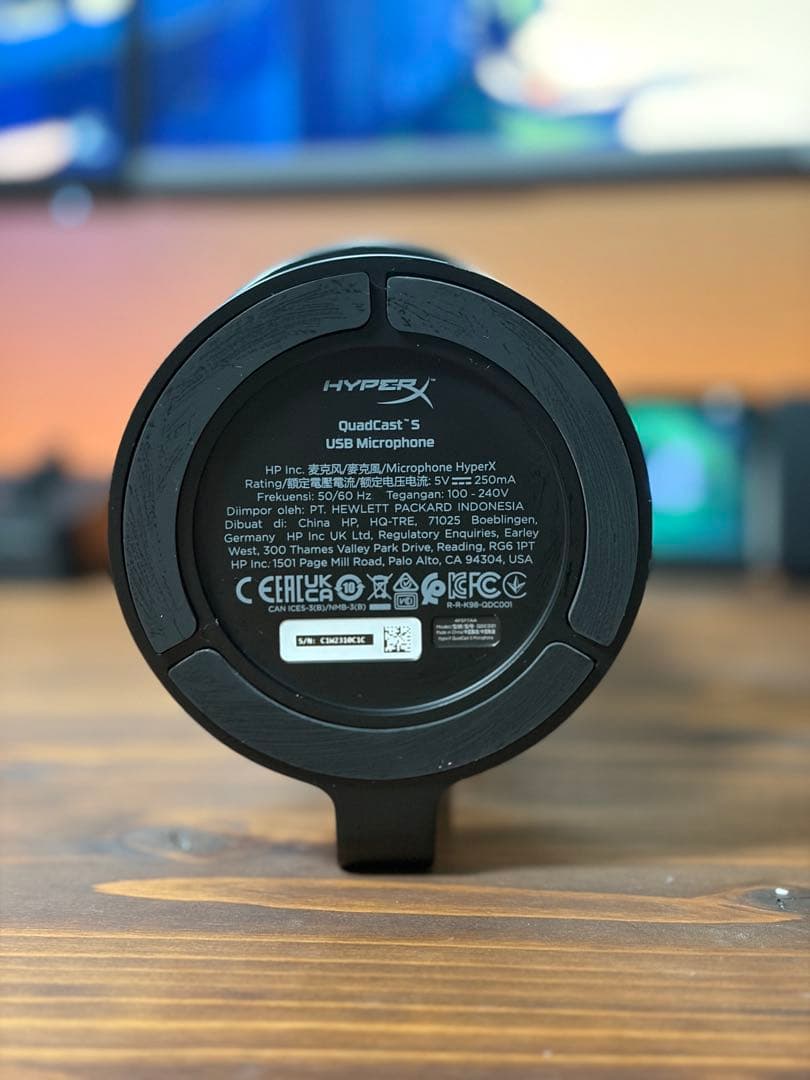 HyperX QuadCast S ブラック USBマイク 付属品完備