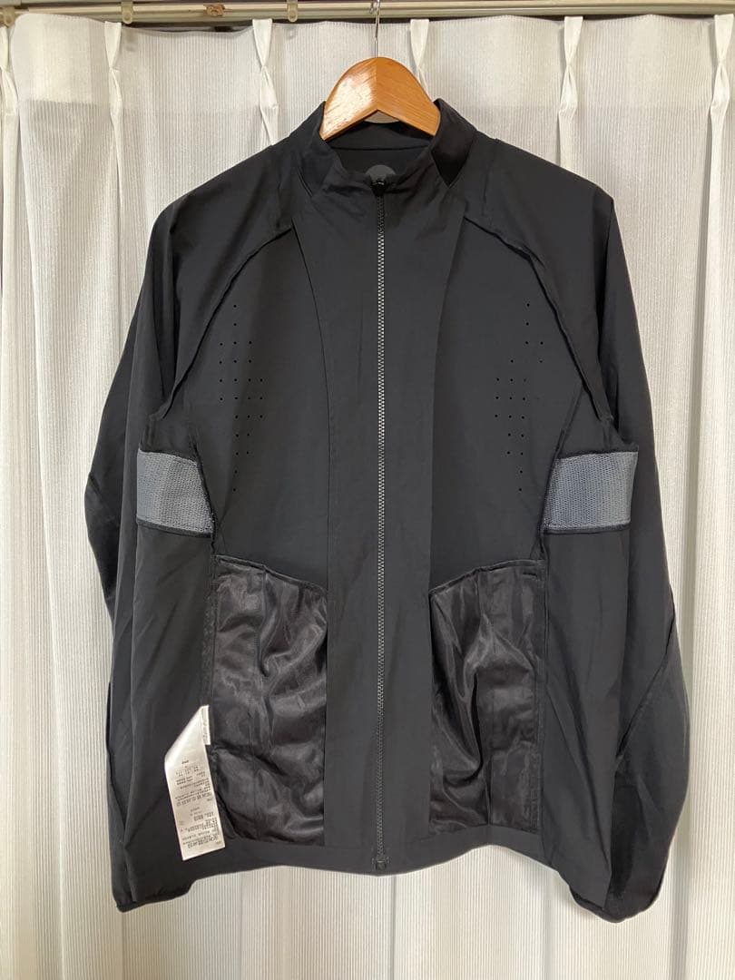 美品 アシックス ACTIBREEZEウーブンジャケット L 黒 SEIKOレア