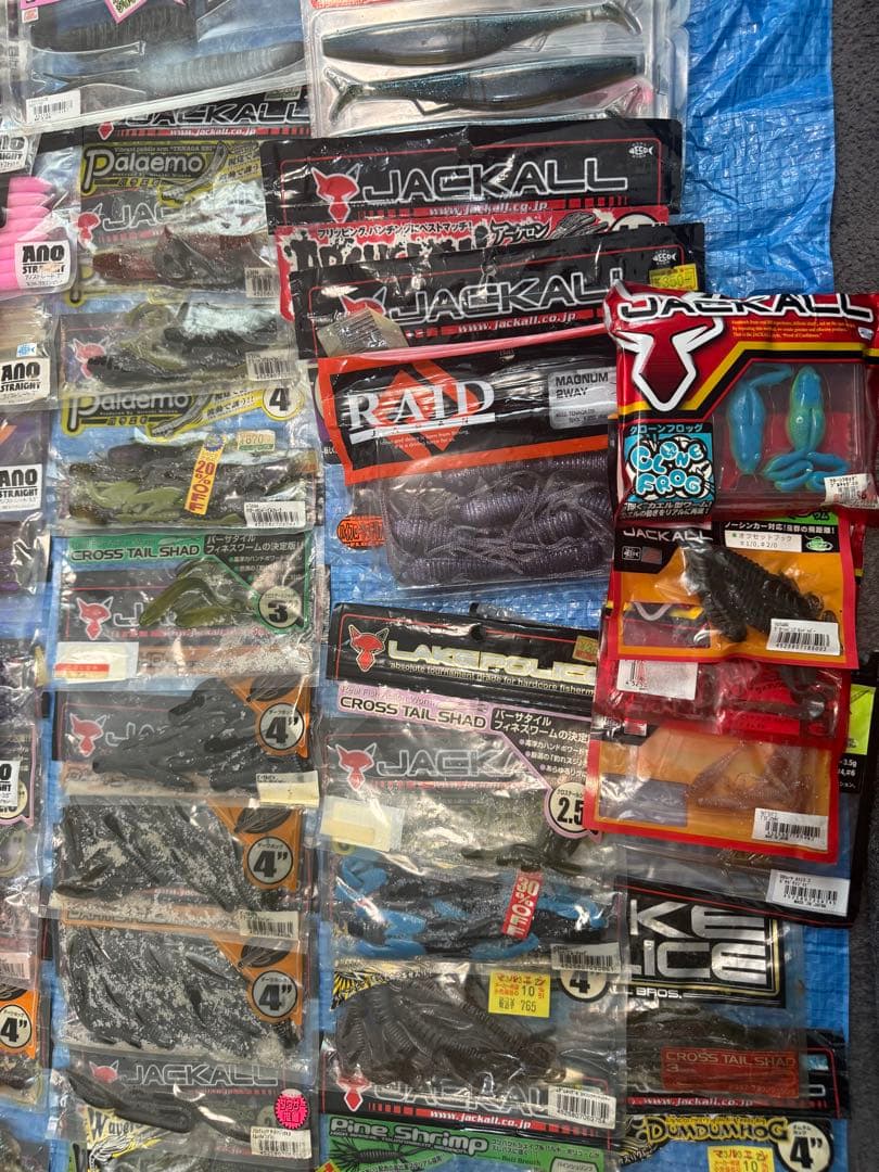 ワーム　超大量セット　バス　ソルト