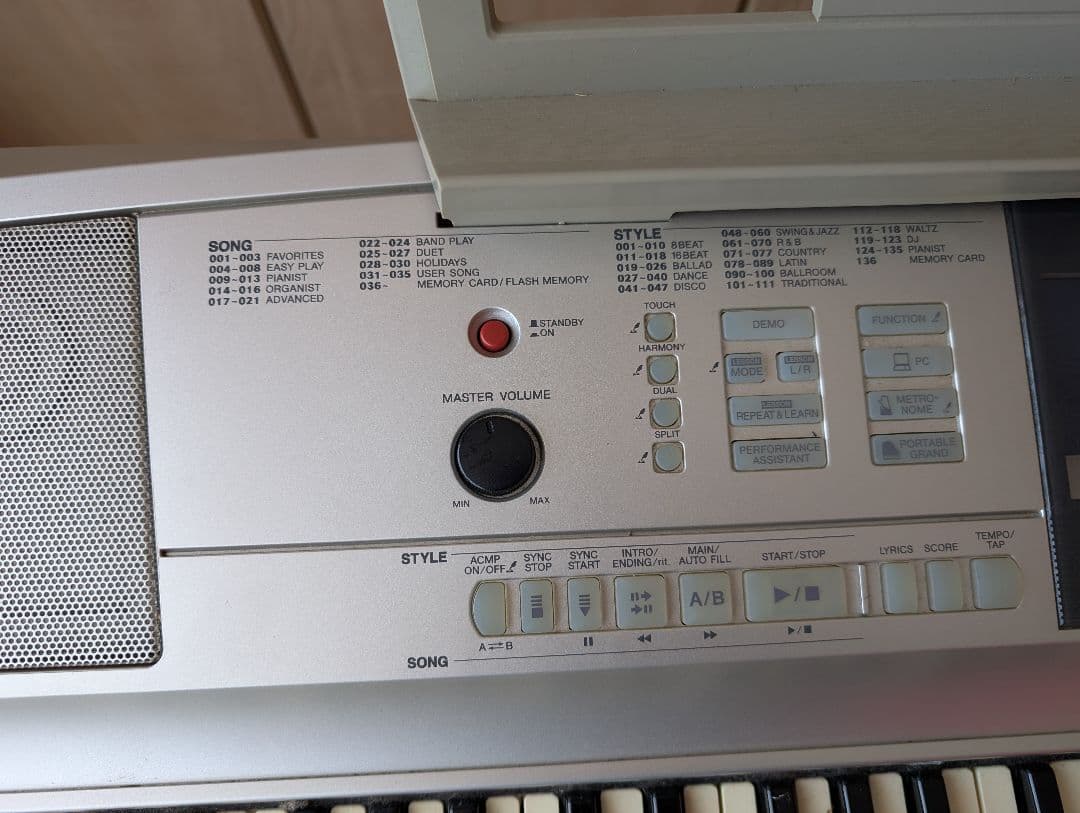 ヤマハ　DGX-505 88鍵　PortableGrand　04年　中古　難有