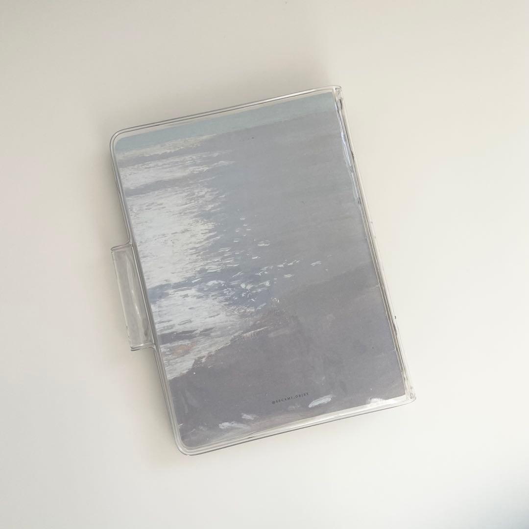 生産中止品　韓国　貯金　バインダー　カバー　A5 pvc 海