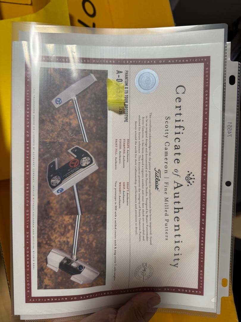 Scotty Cameron T5 パター ヘッドカバー付　サークルt 書類あり