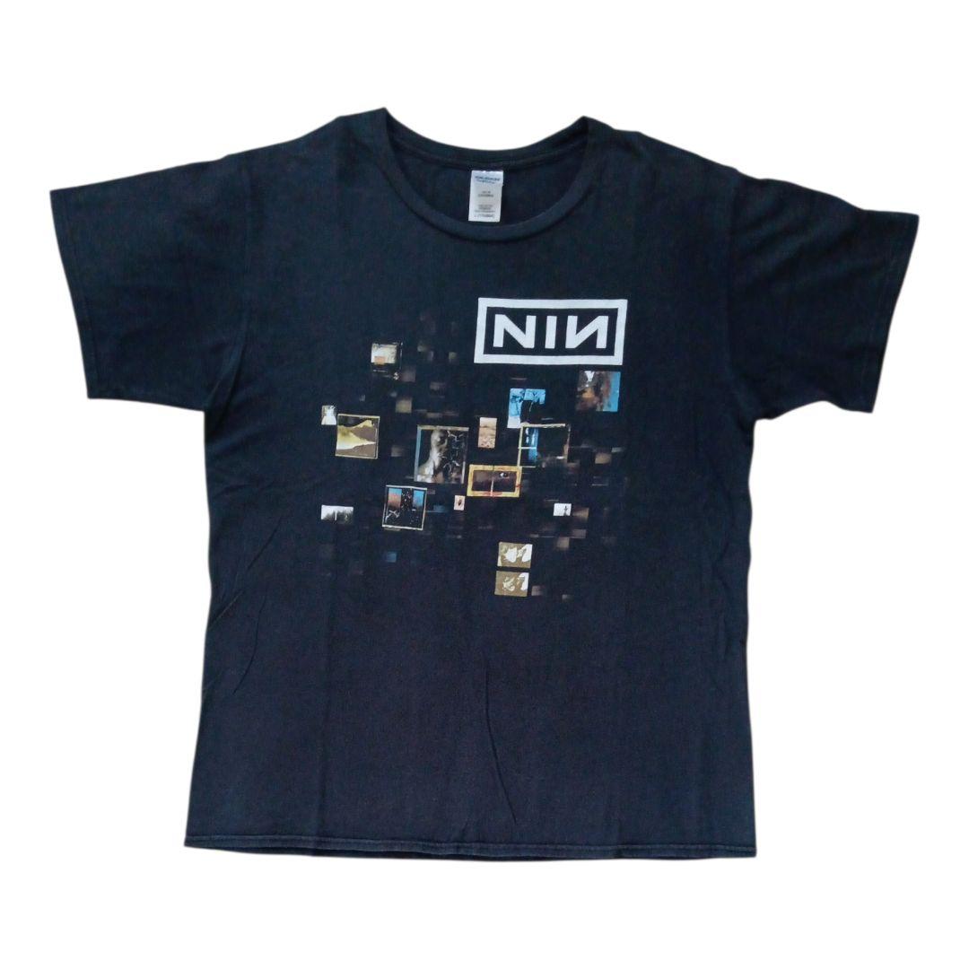 2014年製 ナインインチネイルズ 日本 ツアー フォトコラージュ Tシャツ