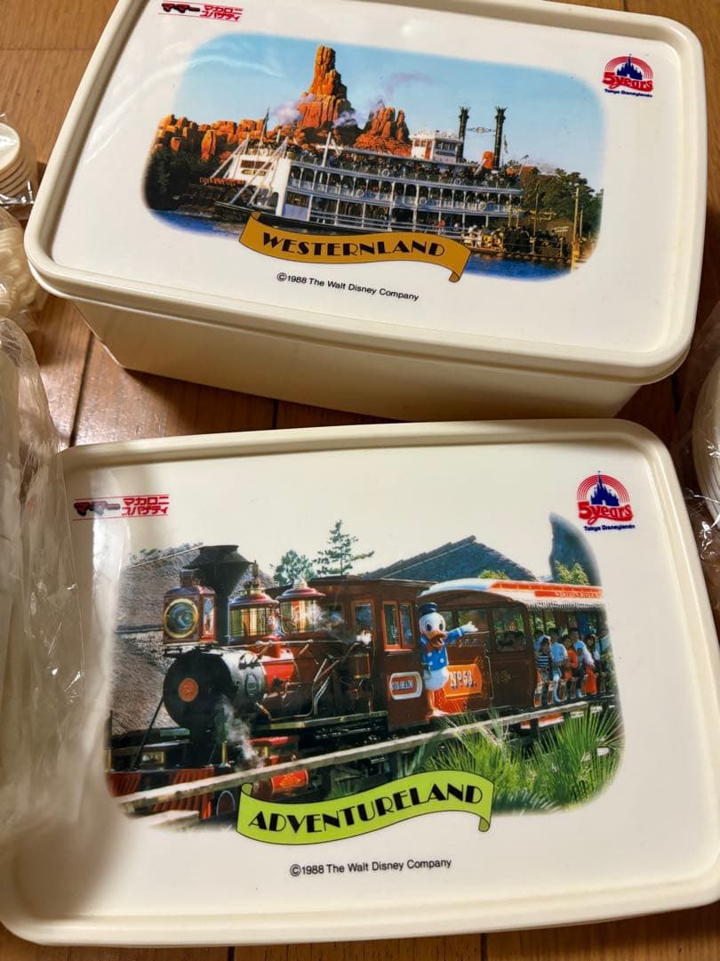 超希少！東京ディズニーランド 1988年「5周年」記念 ピクニックランチセット
