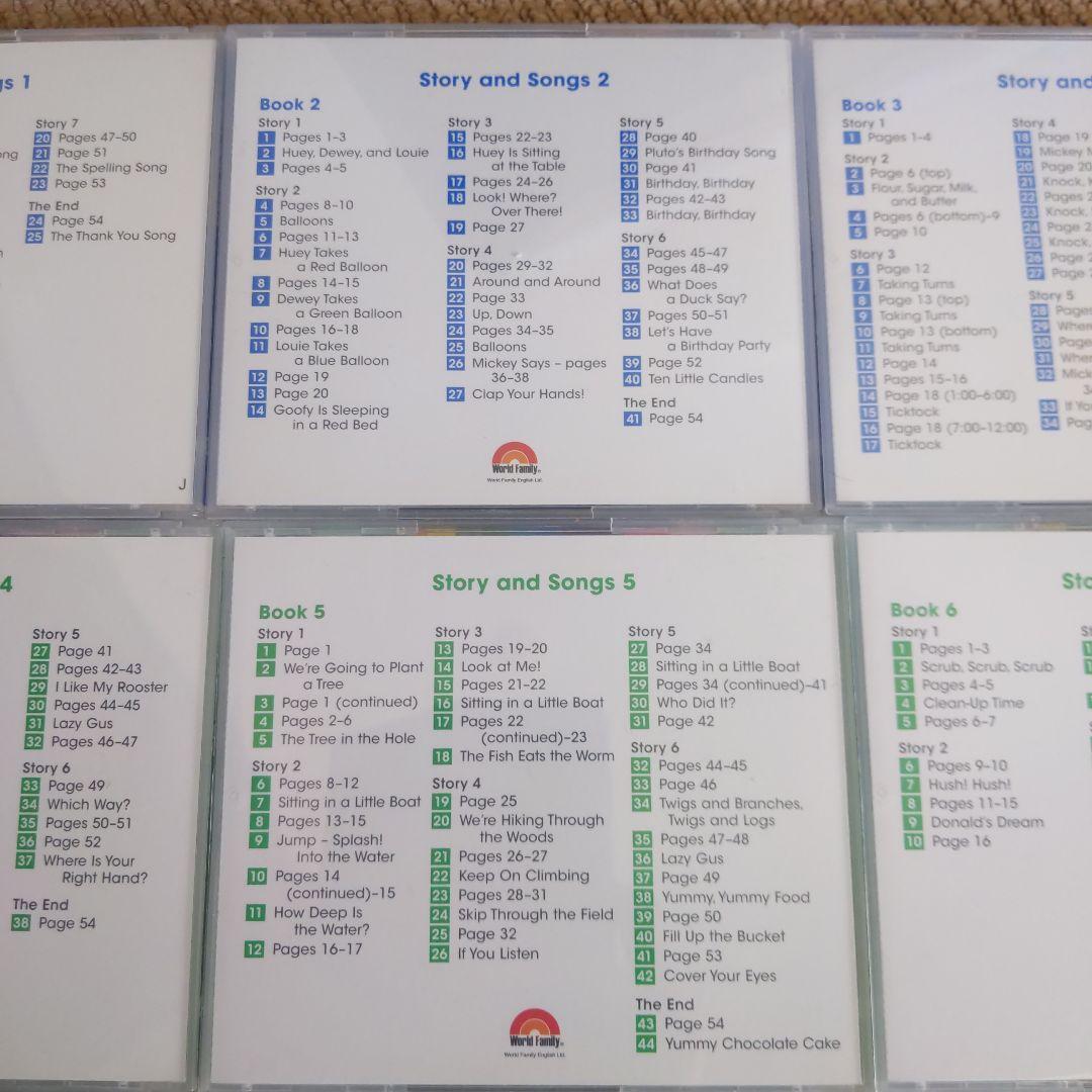 DWE story and songs＆bed time reviews CD