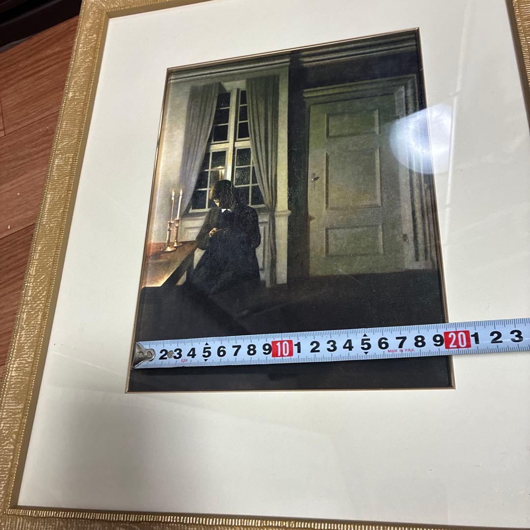 ヴィルヘルム ・ハンマースホイ　収集家　複製画