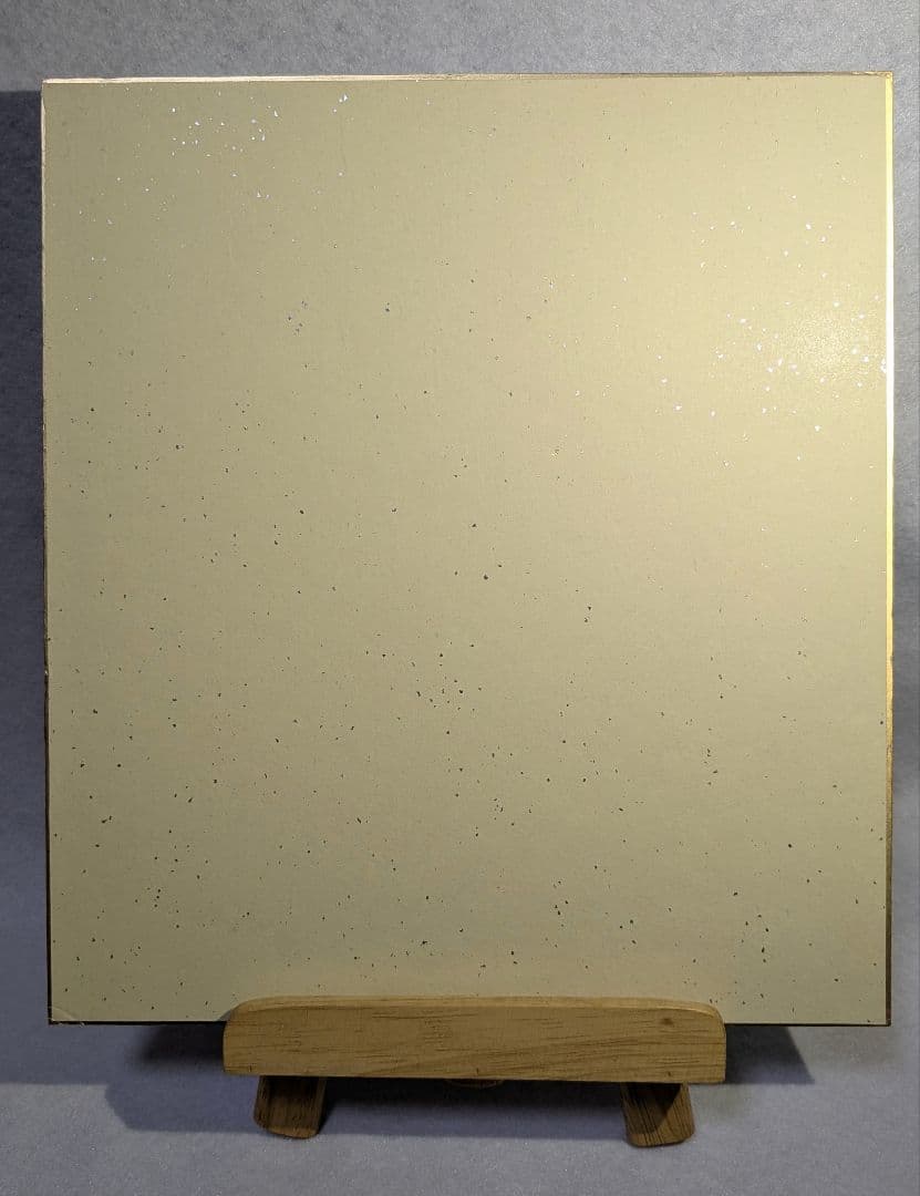 柳原良平先生 「鶴見つばさ橋とコンテナ船」 水彩画カラーサイン色紙（1995年）
