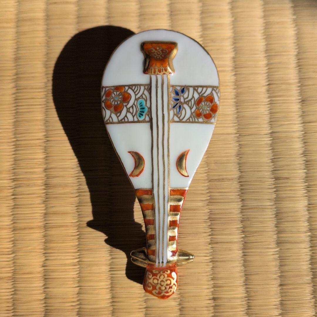 琵琶香合【高野昭阿弥 作】