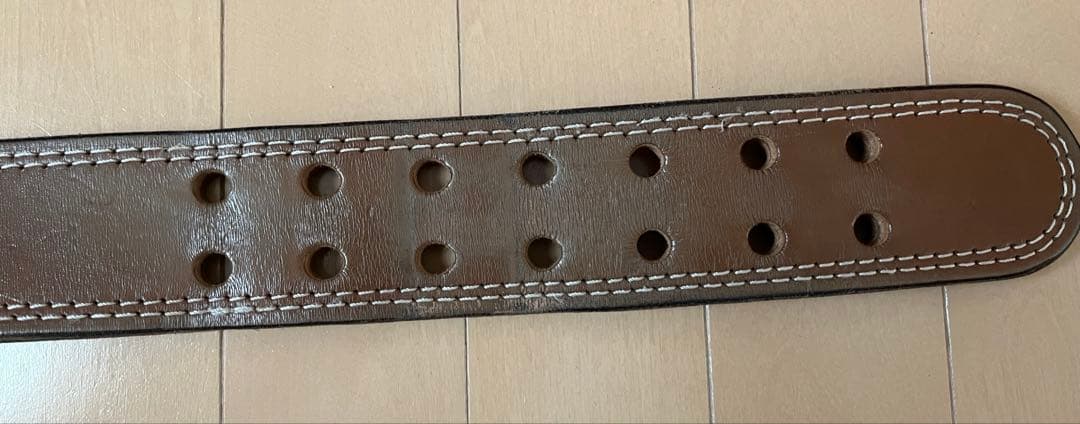 ゴールドジム　プロレザーベルト　サイズM