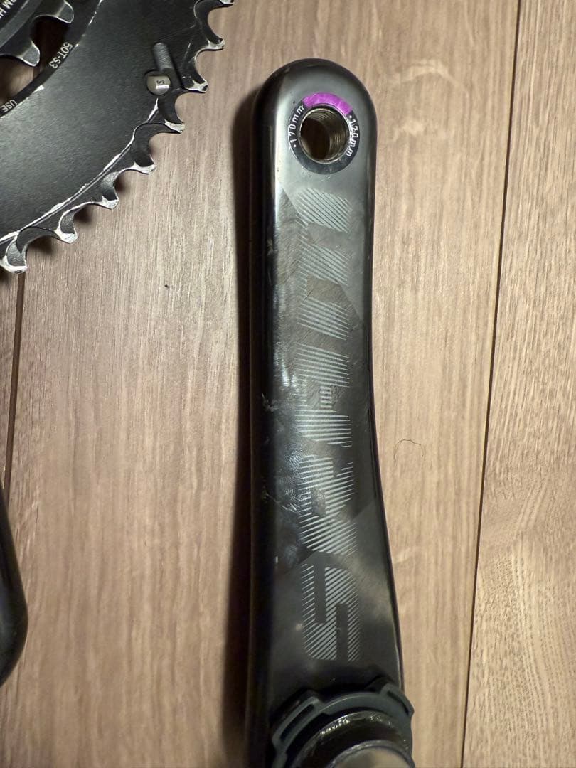 スラムレッド　カーボンクランク　BB30 170mm