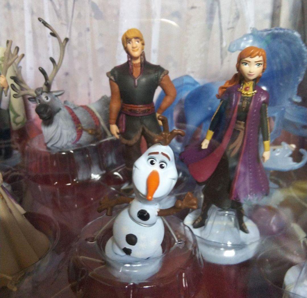 ディズニープリンセス アナ雪 フィギュア アナ エルサ オラフ 箱付き レア