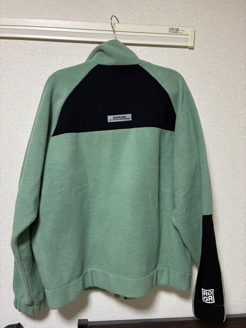 RUFFLOG ラフロッグ　フリースブルゾン M ミントグリーン