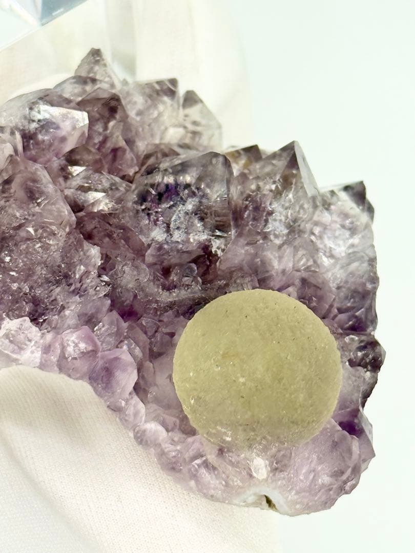 球状フローライト　インド産　蛍石　原石標本　鉱物標本　原石　ポンデリング