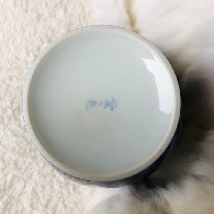 宮内庁御用達 深川製磁 花瓶 あやめ 花菖蒲 水仙 花柄 ボタニカル